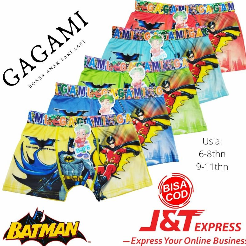 GAGAMI /CD Boxer anak cowo karakter/Dalaman anak/GGM 1029/1039