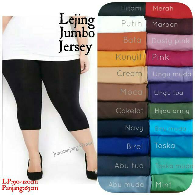 Celana Lejing Wanita ukuran jumbo pendek