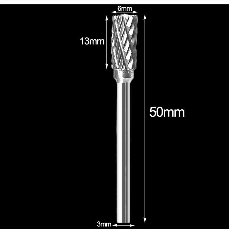 FatihShop JIGONG Mata Bor Tungsten Carbide Cone Spiral 1/8 Inch 10 PCS