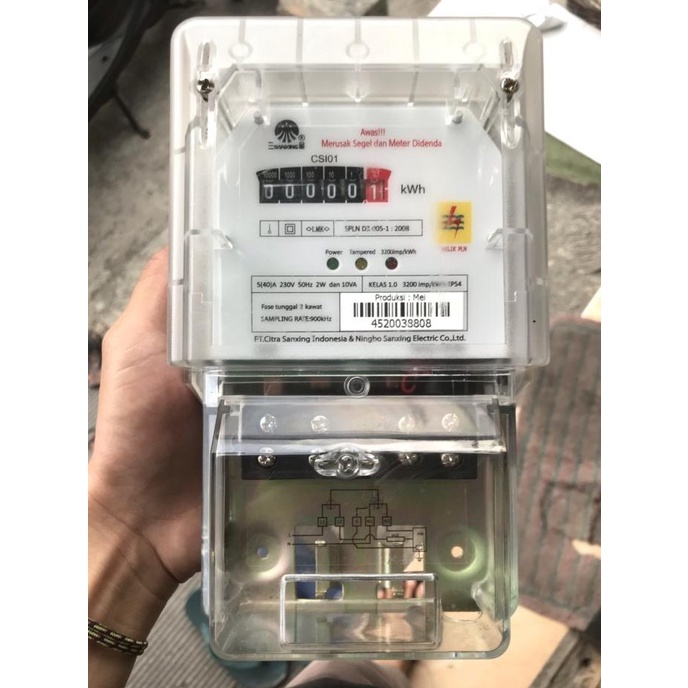 ~~~~~] SINTE kWh Meter PLN 1P SEMI DIGITAL Meteran Listrik Pembanding Kos