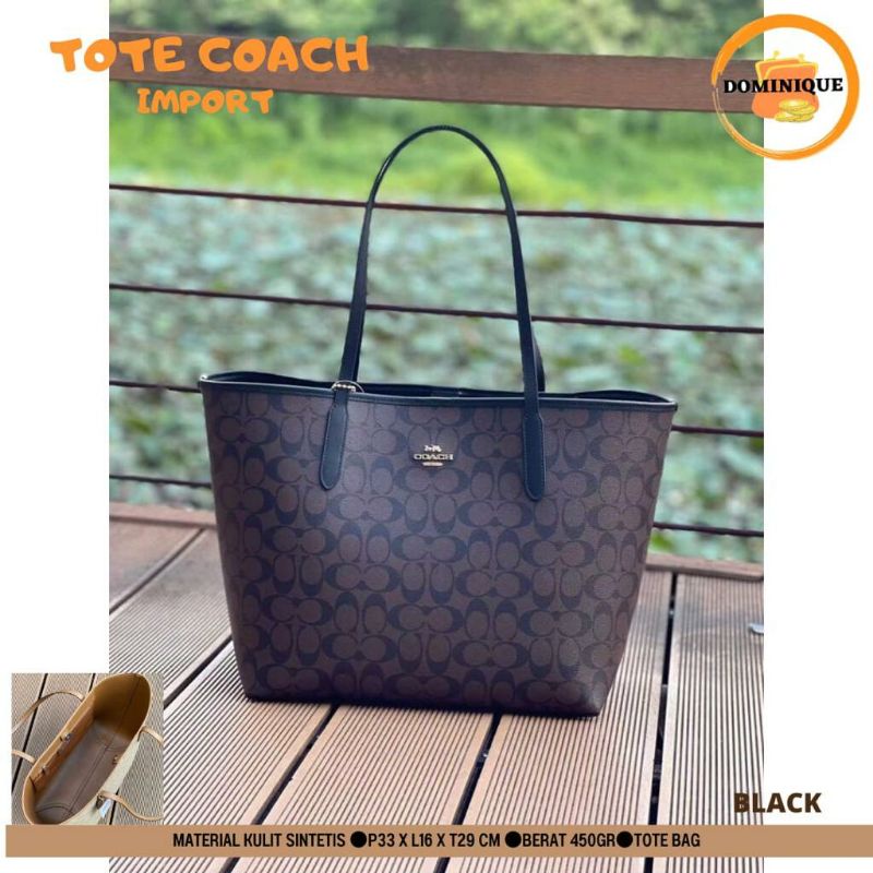 Tote coach bag import