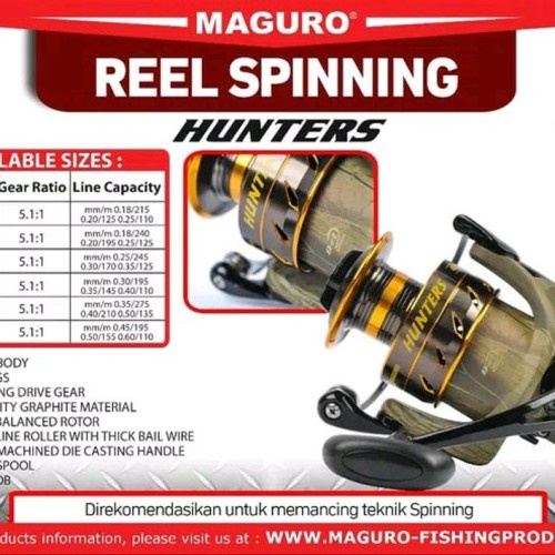REEL PANCING MAGURO HUNTERS 3000