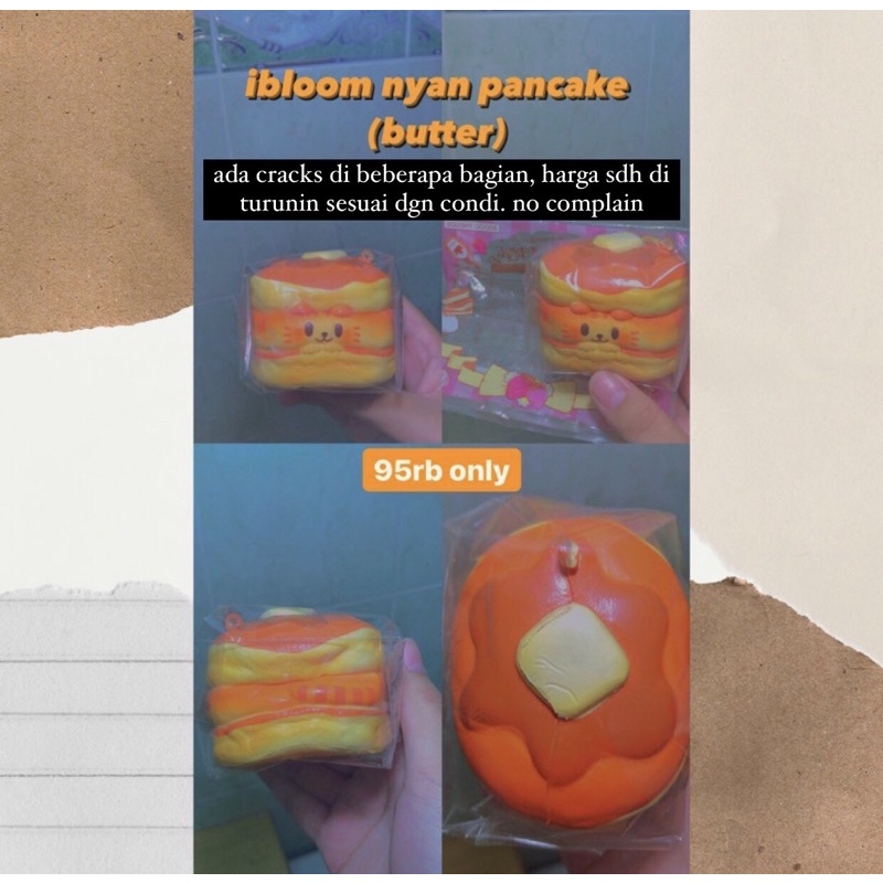 ibloom nyan pancake butter squishy