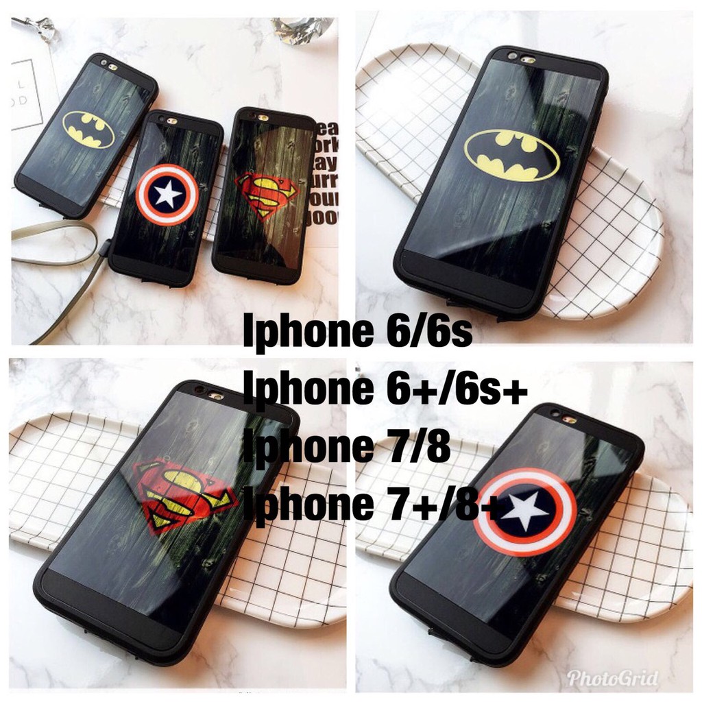 soft case dove MURAH iphone 6 6s 7 8 plus batman superman