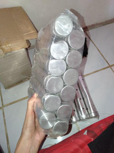 Cetakan Lontong Alumunium / (  1 Lsn)