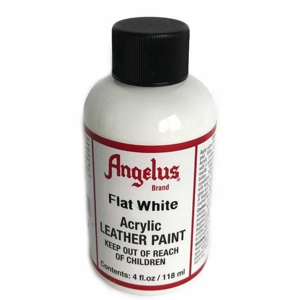 

Angelus Flat White Acrylic Leather Paint Cat Bahan Kulit 4Oz 118ML USA ---READY---