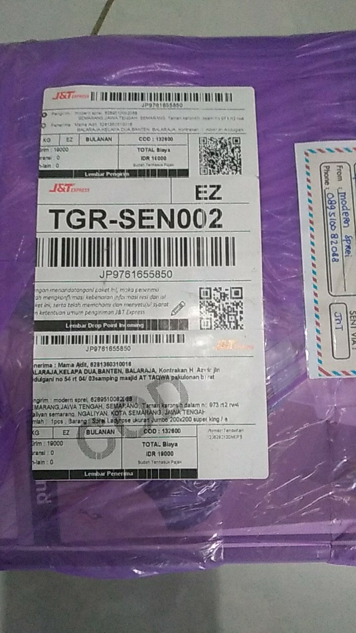 Sprei Ladyrose Jumbo 200x200 Super King / Extra King