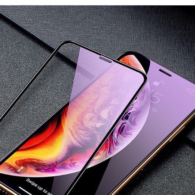 Tempered Glass Anti Blue Light iPhone X iPhone Xs iPhone Xr iPhone Xs Max iPhone 11 iPhone 11 Pro iPhone 11 Pro Max Tempered Glass Anti Radiasi Full Layar