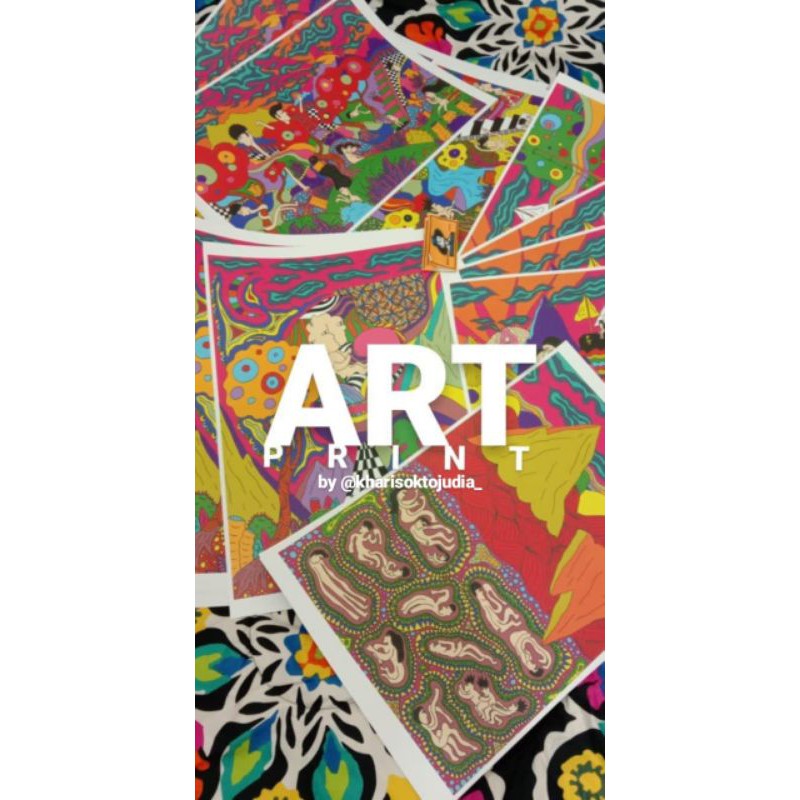 

POSTER A3 MURAH KARYA SENI PSYCHEDELIC