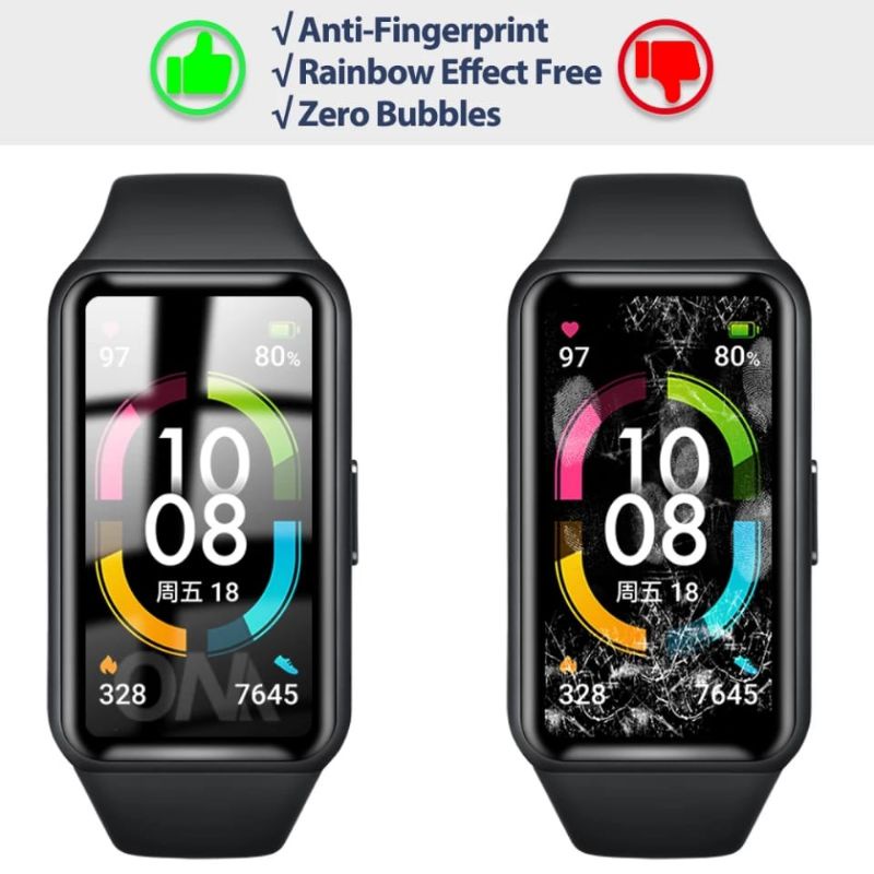 Saiia Store huawei band 7 Pelindung Layar untuk Huawei Band 6 band 7 Screen Protektor Band 6