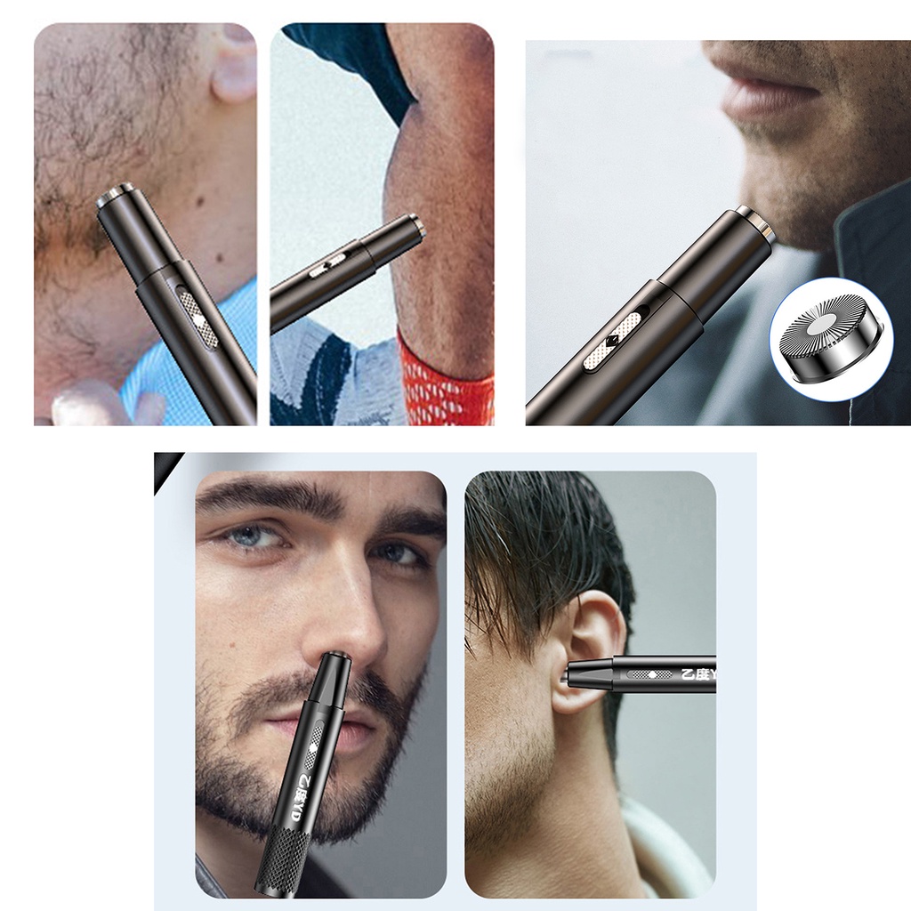 Alat Cukur/Gunting Bulu Hidung Telinga Electrik Nose Hair Trimmer Cleaner Alat Cukur Portable