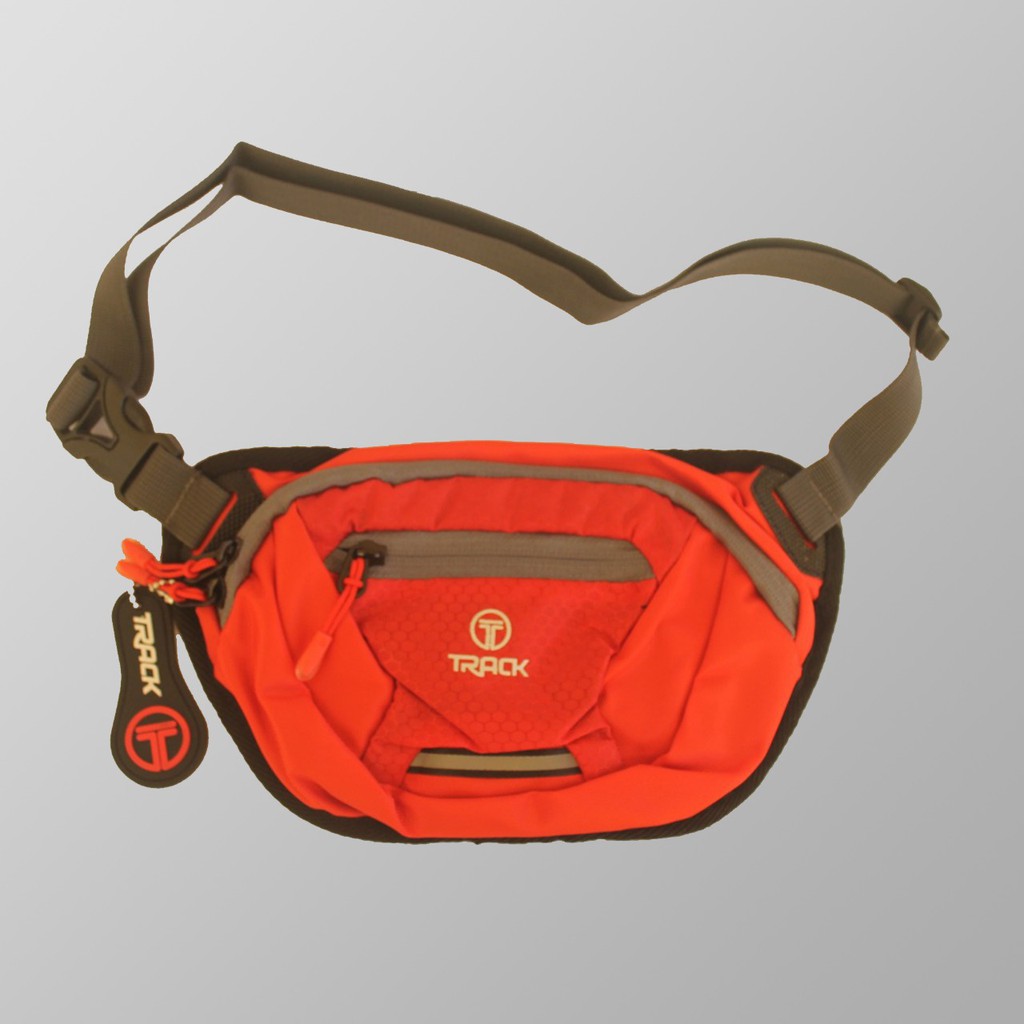 waist bag pria / tas pinggang / tas sepeda / lari jogging / tas pinggang olahraga multi fungsi - RED