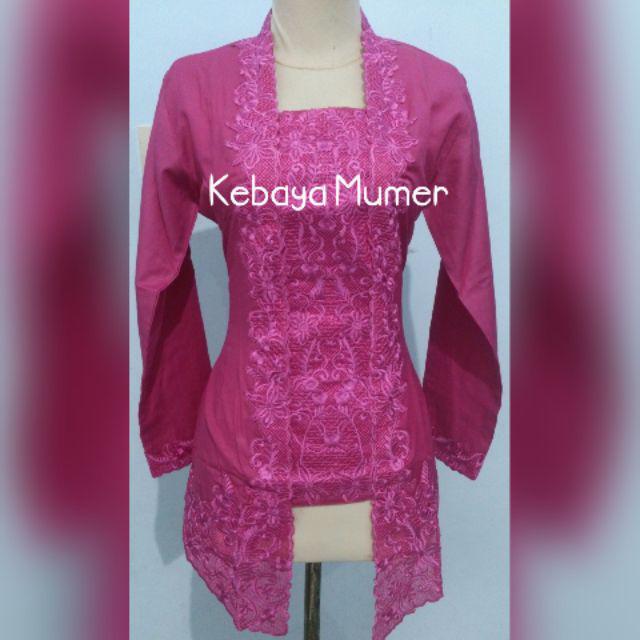 Kebaya Jadi Kutubaru Murah. Kebaya Kutu Baru. Kebaya Bordir. Kebaya Encim. Kebaya Kutubaru-Fb Pink Fanta Pj