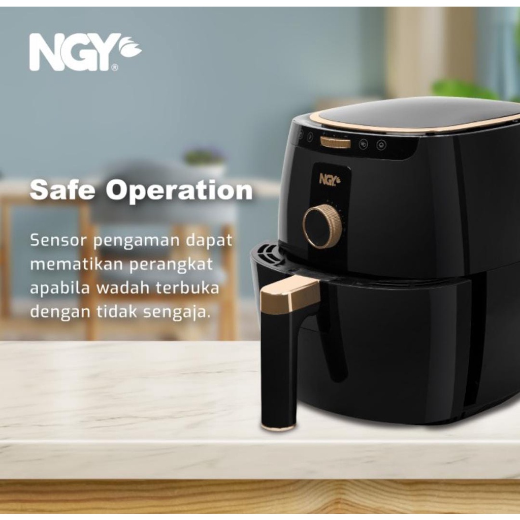 NGY Airfryer XL 6.5 Liter / Penggoreng Tanpa Minyak | NGY1865AF NAGOYA