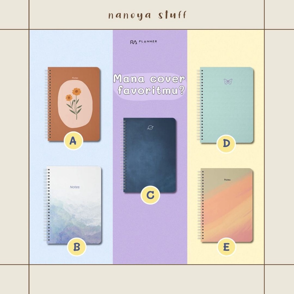 Notebook Planner Buku Agenda Harian by RA Bullet Journal Book [CUCI GUDANG]