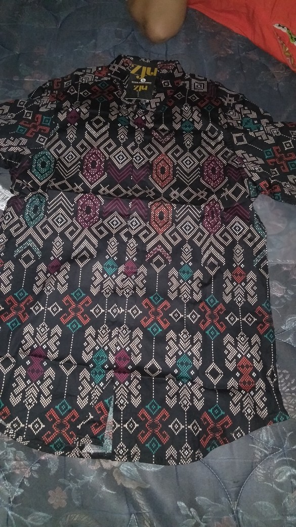 New Kemeja Batik Pria Jumbo Big Size Lengan Pendek Katun Batik Slimfit 3lstore Jez