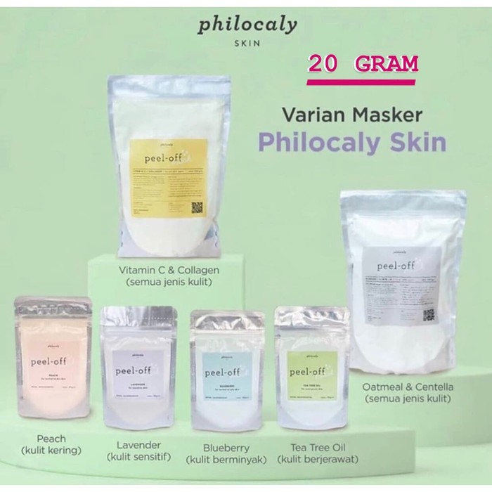 [BPOM] PHILOCALY SKIN PEEL OFF MASK / RUBBER MASK 20GRAM ORIGINAL BPOM