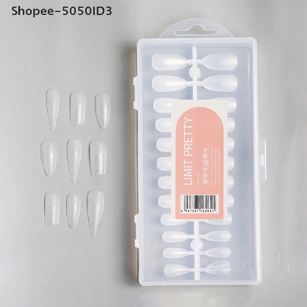 (ko) 240pcs / Set Kuku Palsu Akrilik Full Cover Untuk Nail Art