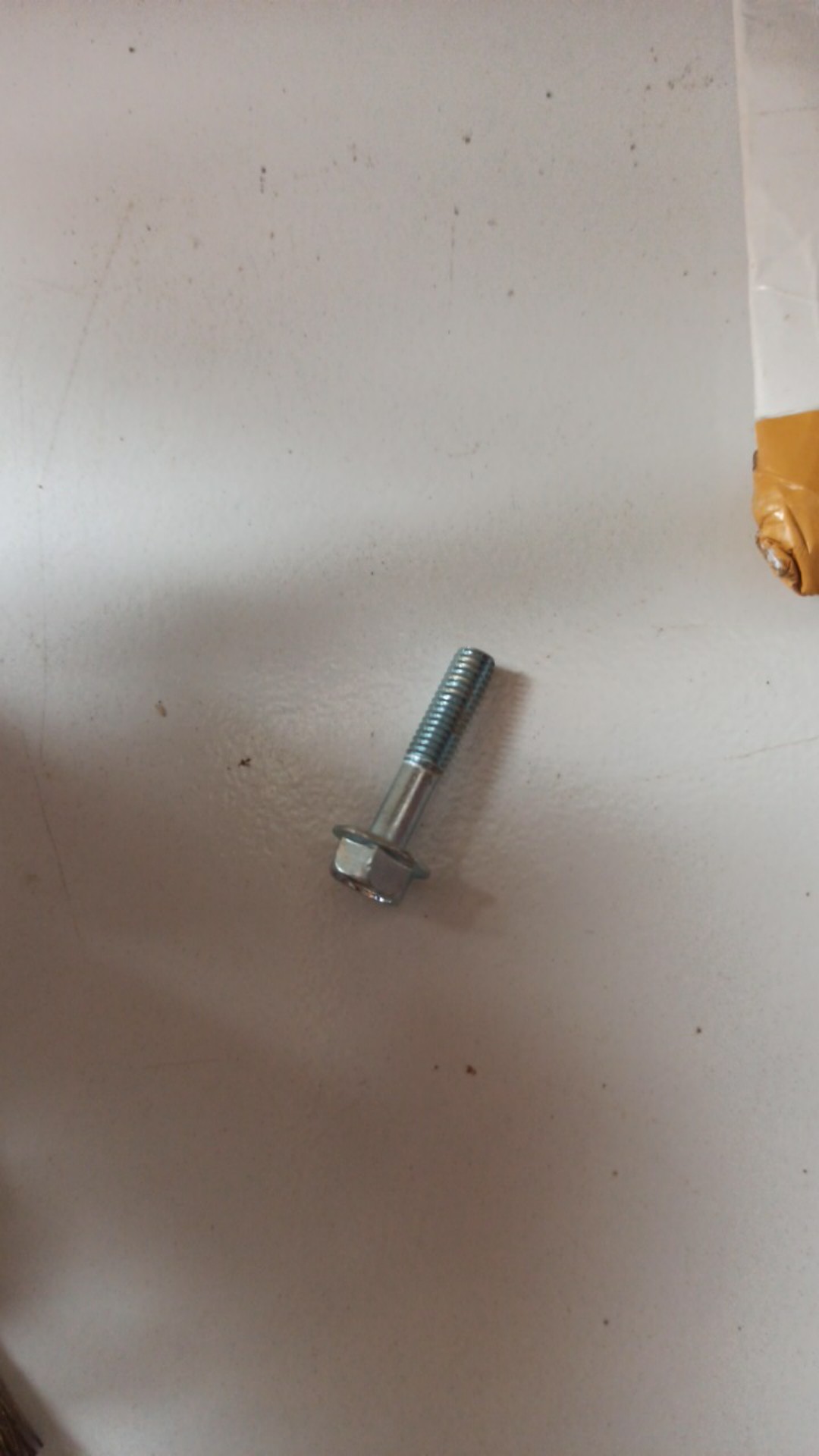 Baut Topi 10 6x30 Putih Flange Bolt