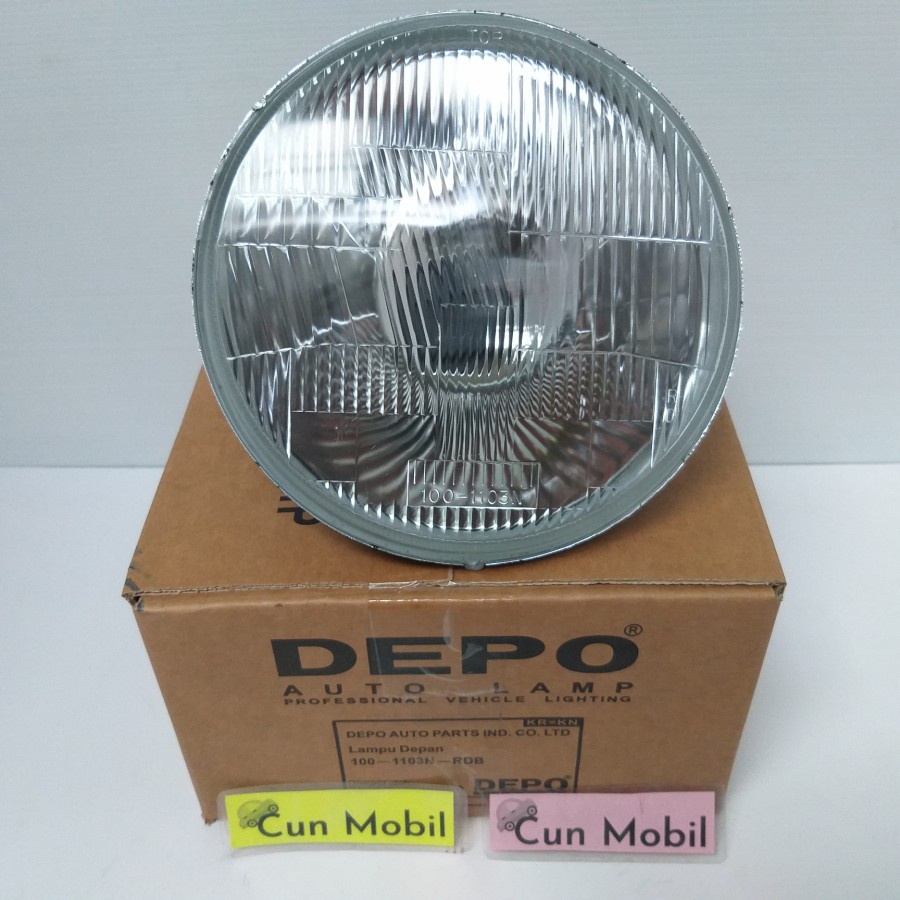 Head lamp lampu besar bulat besar 7" Hardtop 2F Hiace bensin diesel 12R L300 lama Hijet 55 S10P Hije