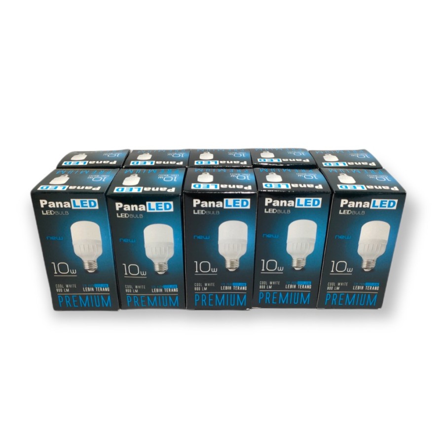 Lampu LED 10 Watt Putih Panaled 10W Bohlam Panaled  LED 10w