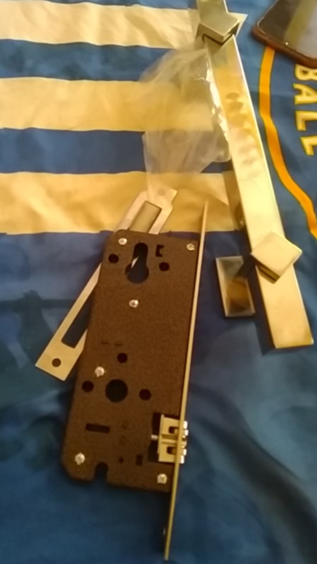 Paket Handle Gagang Pintu Rumah 33 Cm Dan Body Kunci Pintu Rumah Body Pelor