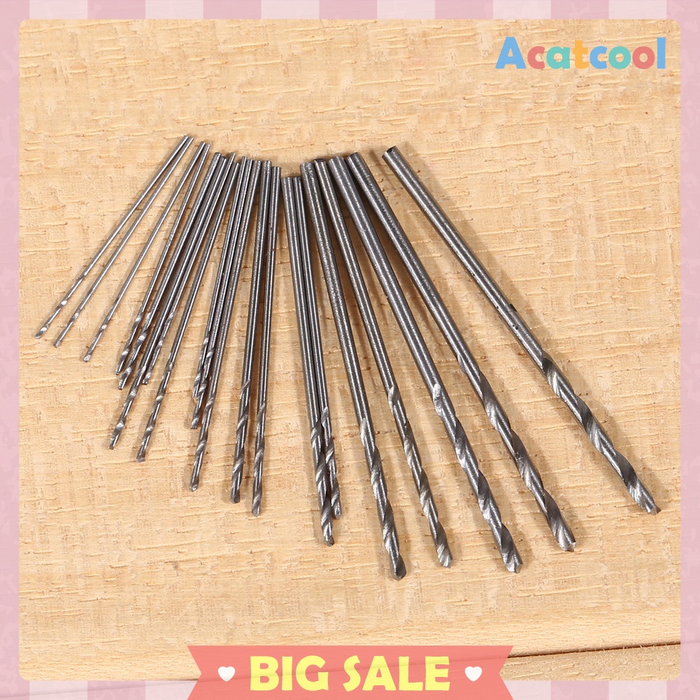 10/20pcs Mini HSS Twist Drill Bit Sets with Case for Craft Hobby Jewelly