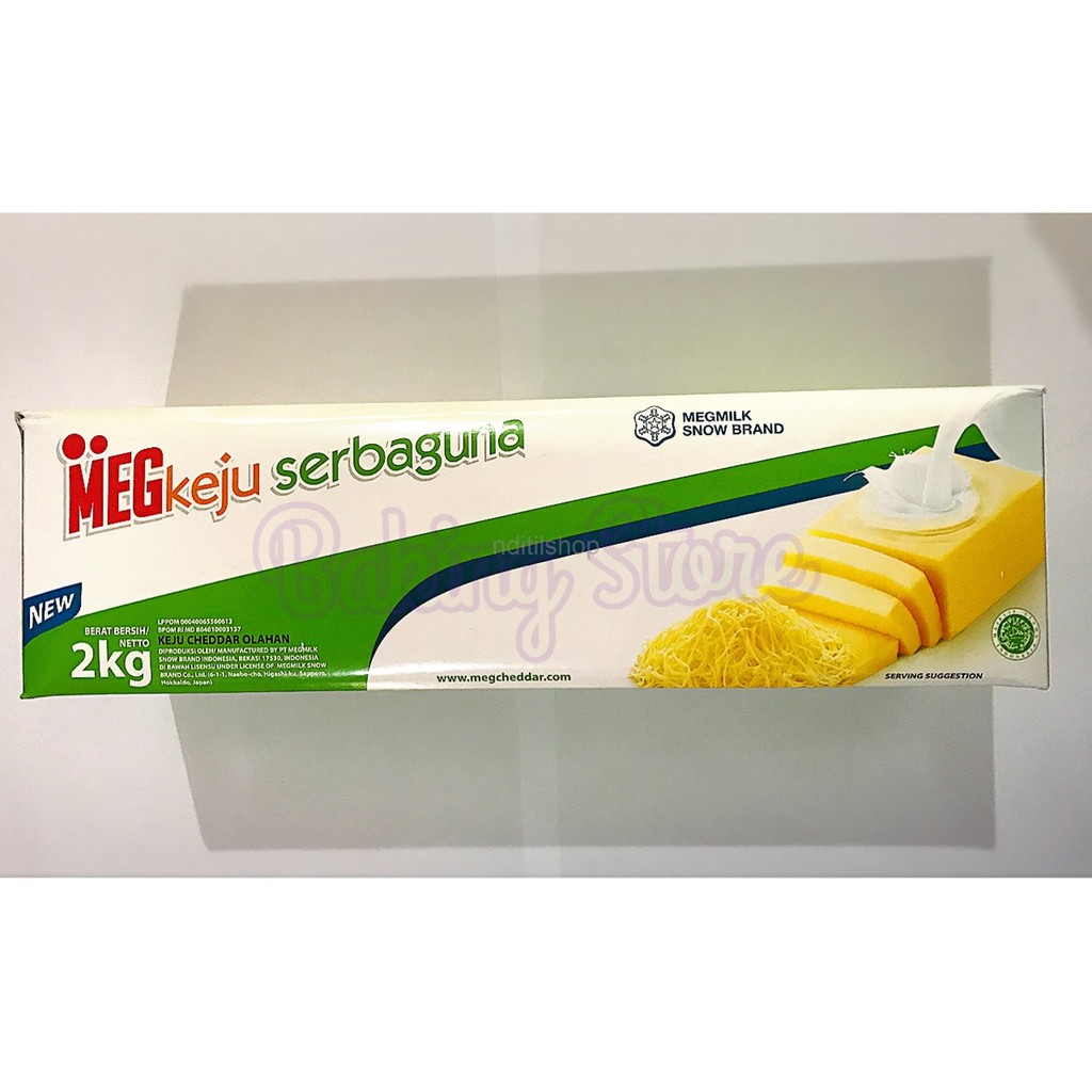 

Keju Cheddar Meg Serbaguna 2kg