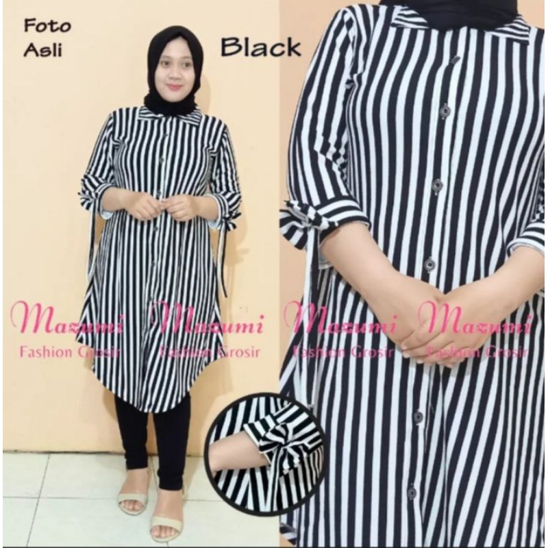 Mazumi Tunik Salur/ Tunik Salur Monalisa/ Long Tunik Kekinian