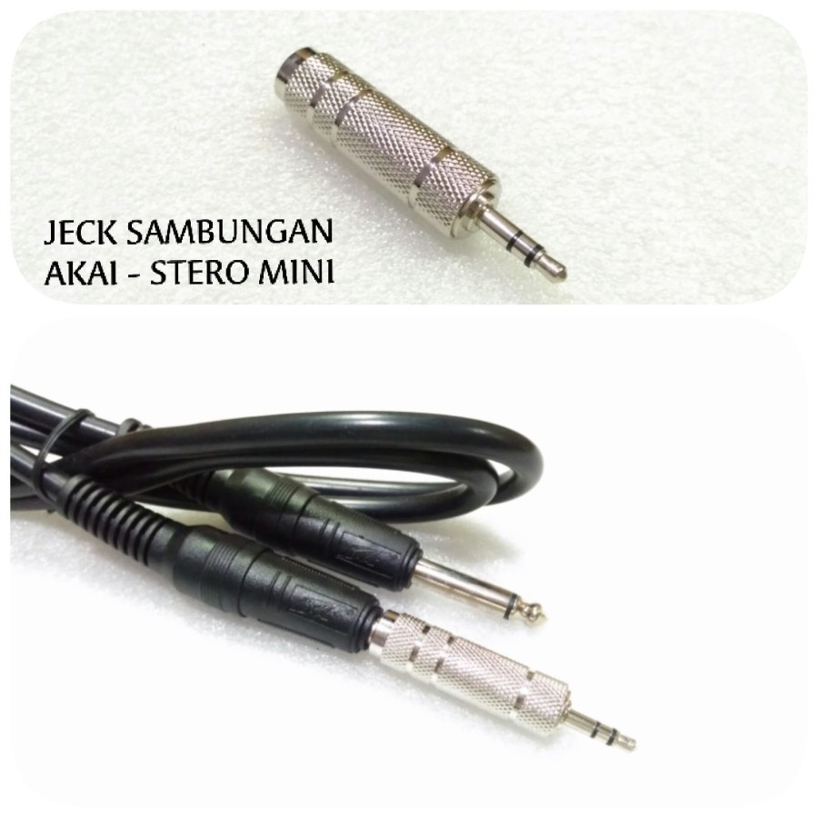 JECK SAMBUNAGAN AKAI KE STEREO