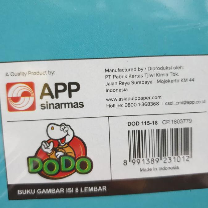 

Wow Buku Gambar A4 Dodo Khusus Gojek Bergaransi