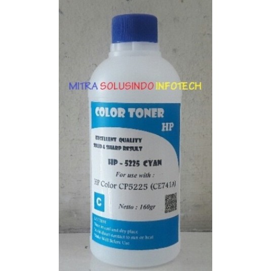 TERMURAH Bubuk Serbuk Toner HPCP 5225 CE741A Cyan