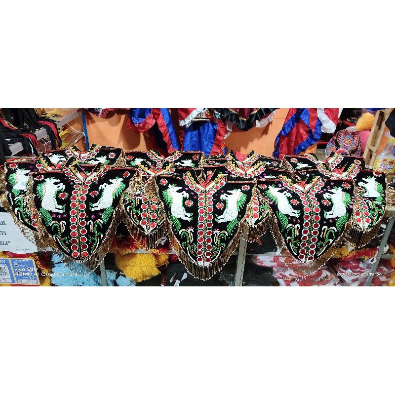 sempyok premium  / kace / barongan / reog / ganongan / baju jaranan / pecut bopo / kaos bopo devil