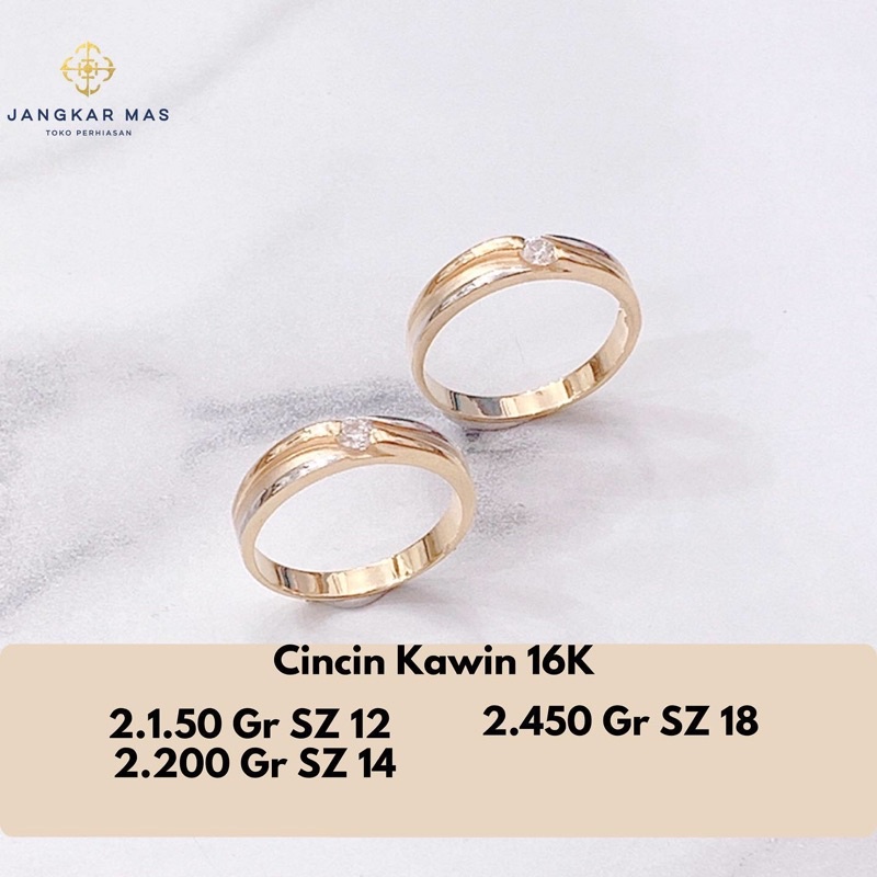 Cincin Emas Kawin Cincin Nikah Wedding Ring