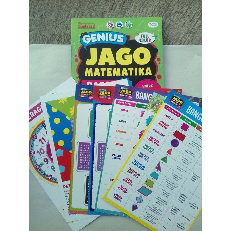 Buku Genius Jago Matematika (Basic 1 dan 2)