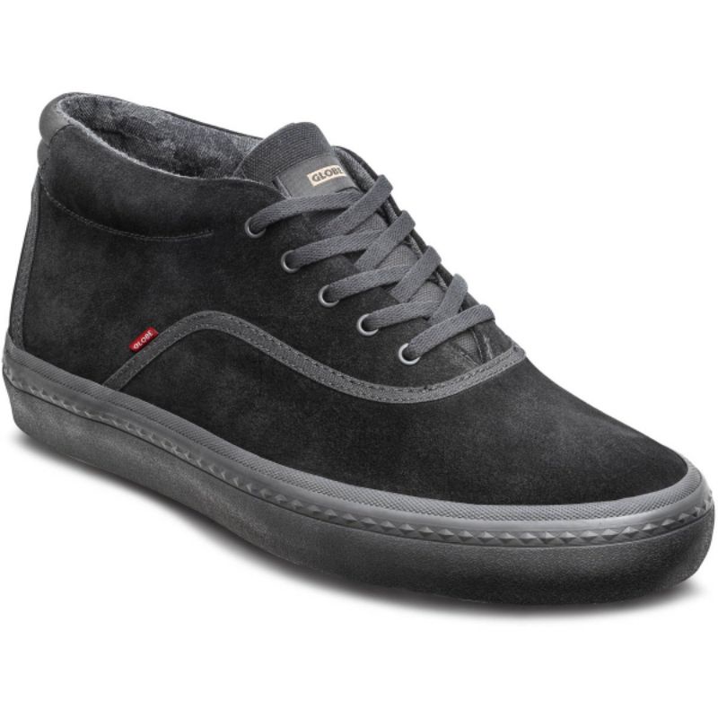Sepatu Globe Sprout Mid - Black/Black / Original Globe Skate Shoe