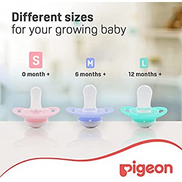 Pigeon Mini Light Pacifier/empeng new Boy/Girl/Unisex S/M/L