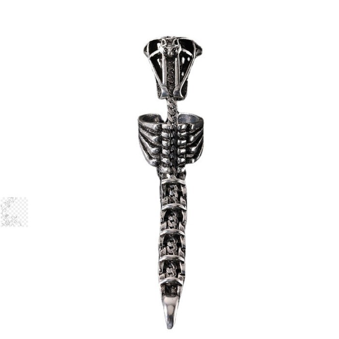 Cincin Kalajengking Cincin Scorpion Gaya Vintage Punk Gothic Rock - #1