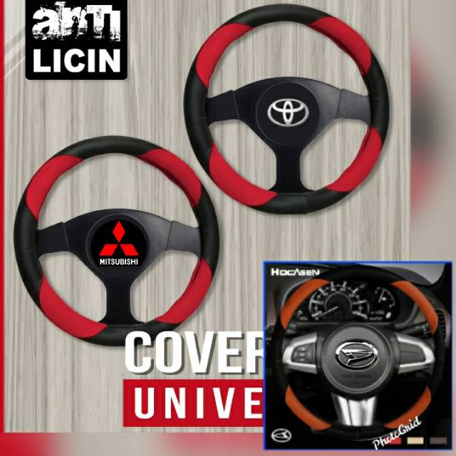 sarung setir mobil sigra cover stir mobil sigra