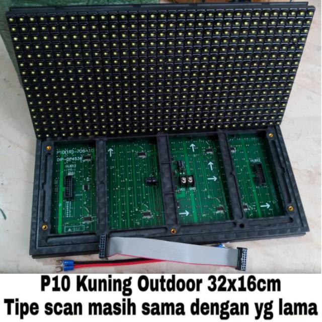 LED Module P10 Kuning DIP Outdoor