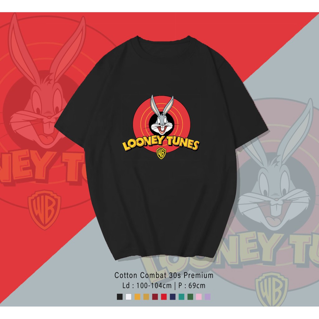 LOONEY TUNES  / TERMURAH BAJU KAOS KATUN WANITA/ PRIA UNISEX LENGAN PENDEK / TUMBLR TEE /  OVERSIZE