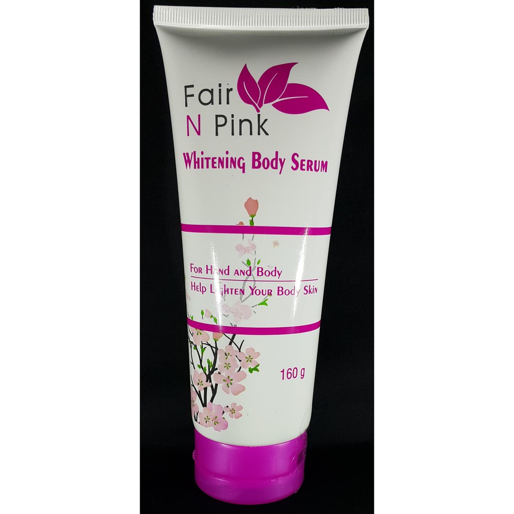 Pemutih Terbaru Bestseller - Fair N Pink Whitening Body Serum Perawatan Tubuh