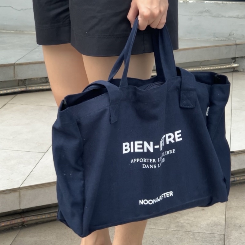 N&amp;A - BIEN ETRE TOTE BAG - Tote Bag Unisex / Tote Bag Wanita / Tas Kanvas / Tote Bag Pria / Tas Kain