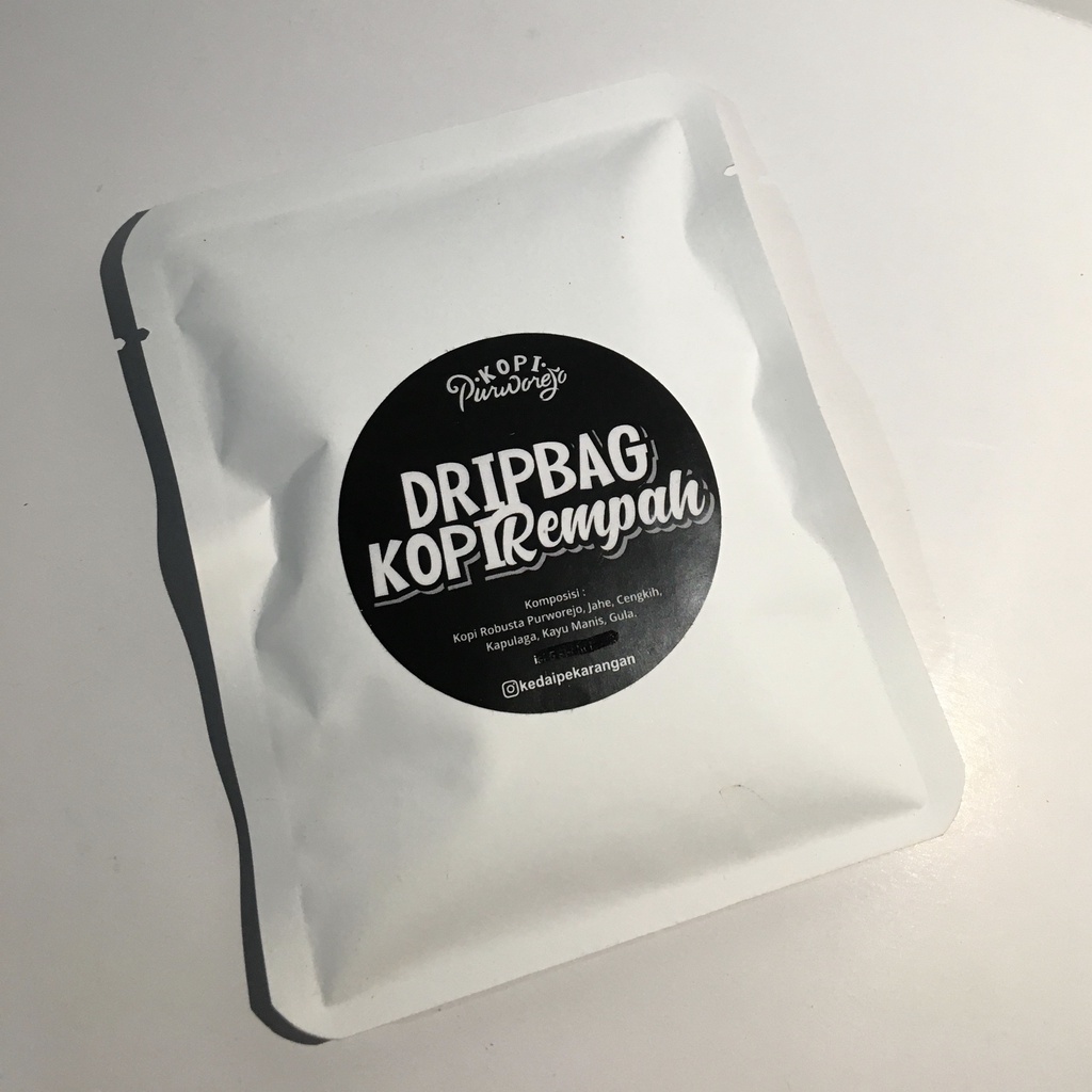 

[GRATIS ONGKIR] DRIP BAG KOPI REMPAH || ALWAYS FRESH PRODUCT (PRODUK LOKAL PURWOREJO)