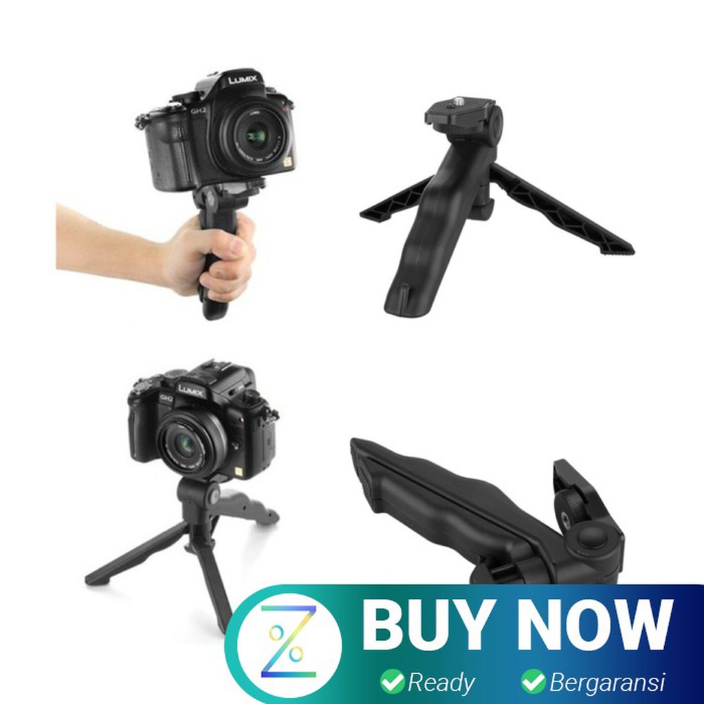 Taffware Mini Foldable Folding Tripod Stand - CP-GP264 - Black