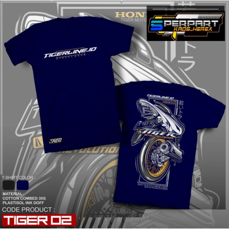 [COD] KAOS HONDA TIGER HEREX REVOLUTION ORIGINAL