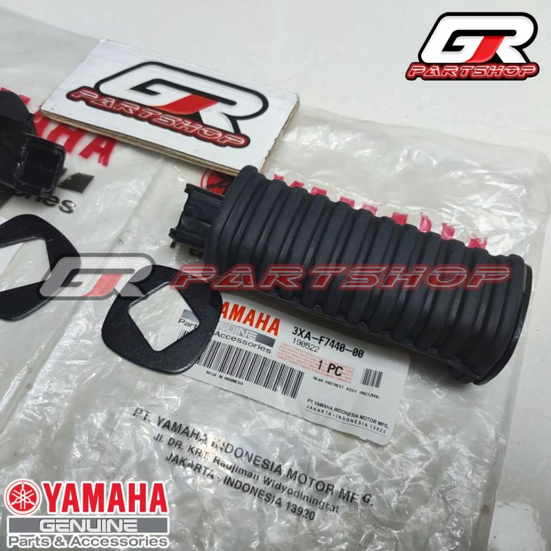 footstep belakang assy set kiri kanan f1zr rxking ori ygp fizr fiz f1z r rx king rx-king footrest bustep butstep bootstep karet step original yamaha