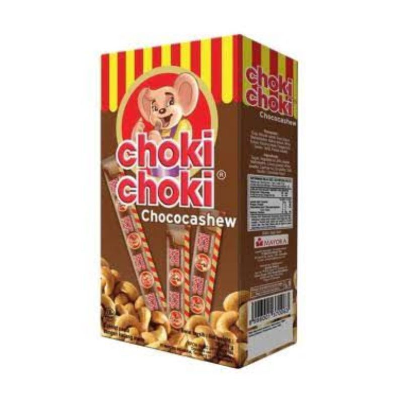 

Choki choki chococashew 1 pak isi 20pcs