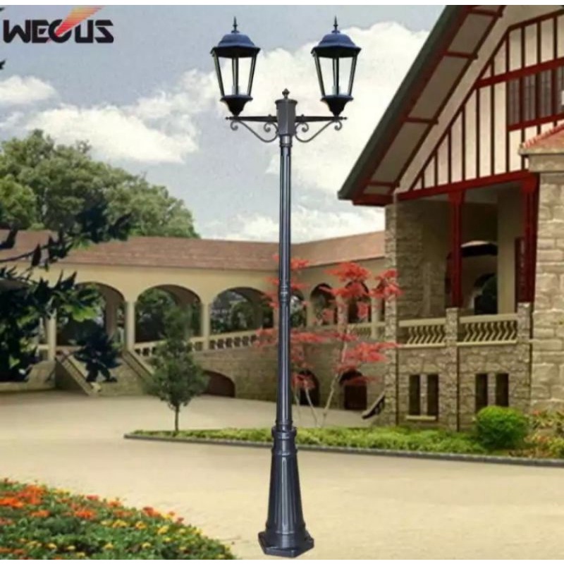 LAMPU JALAN LAMPU TAMAN CABANG 2 TINGGI TIANG 3 METER