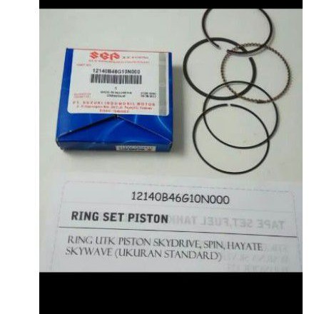 RING PISTON RING SEKER PER SEKER SUZUKI SPIN SKYWAVE SKYDRIVE HAYATE ORIGINAL SGP